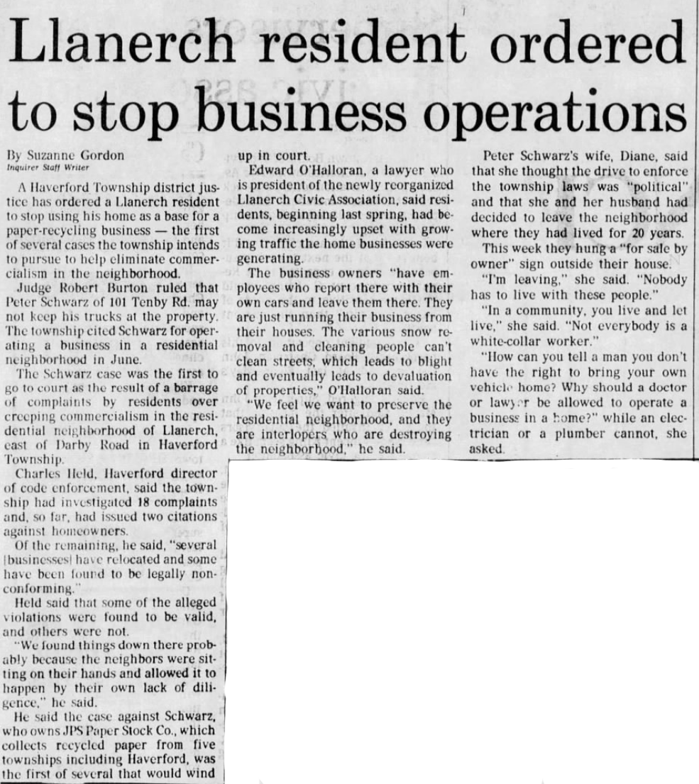 Peter Schwarz sued